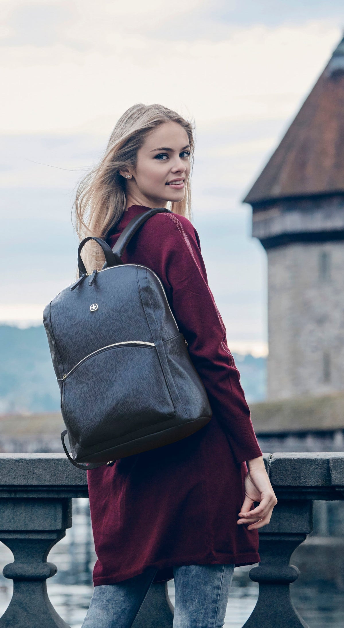 SwissGear - Ladies Laptop Backpack - Black
