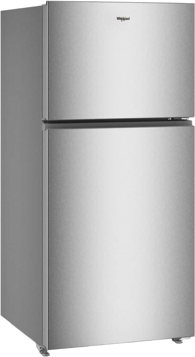 Whirlpool - 30 in. Wide 19 cu. ft. Wide Top Freezer Refrigerator with Total Coverage Cooling - Fingerprint-Resistant Stainless Finish