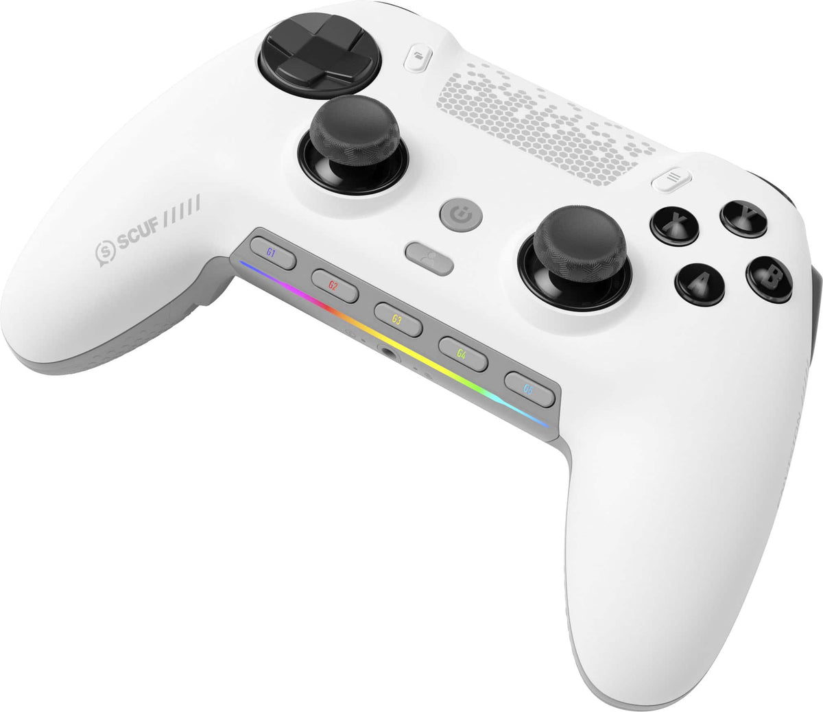 SCUF - ENVISION PRO v2 Wireless Hall Effect Gaming Controller for PC with Anti-Drift Thumbsticks - White/Black