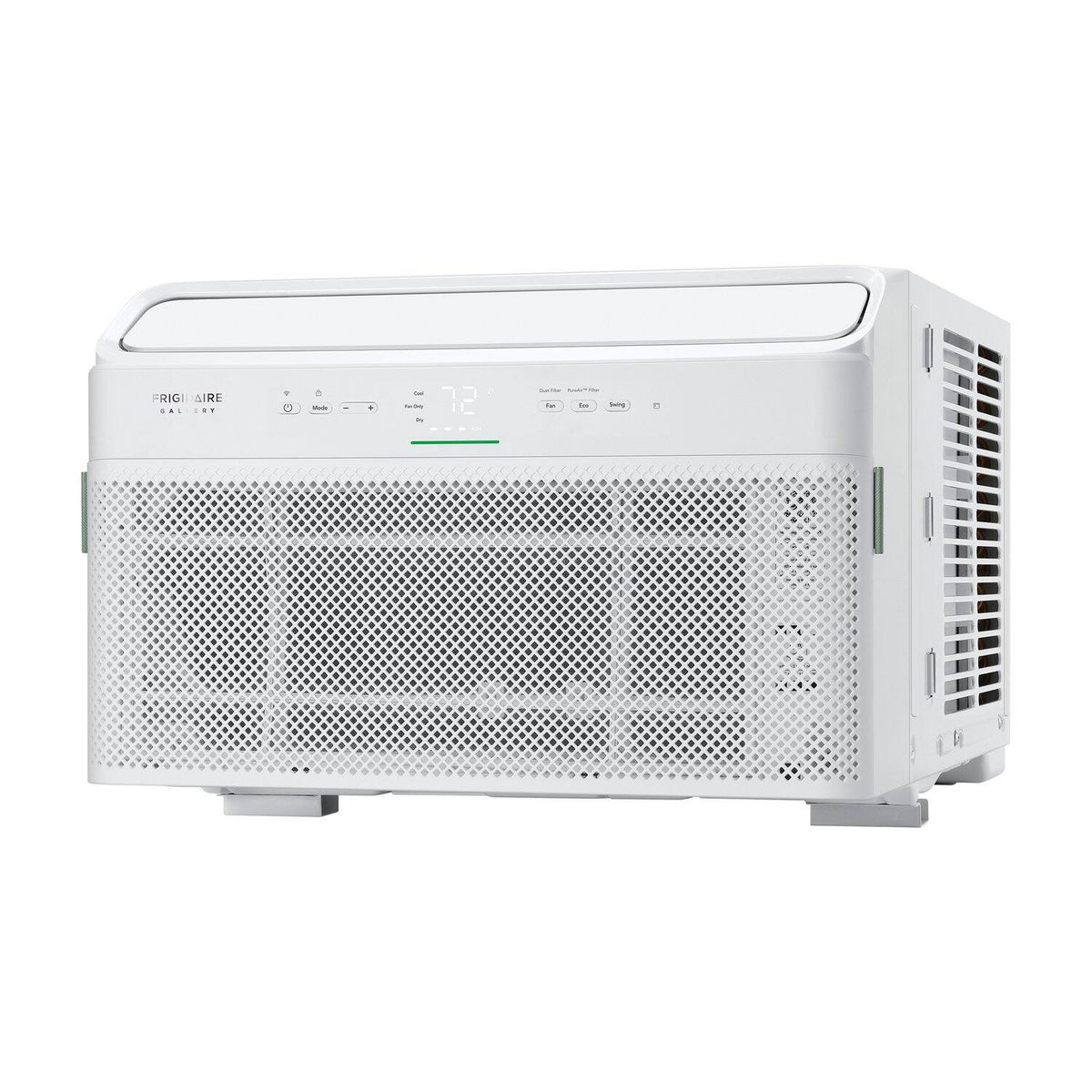 Frigidaire - Gallery 115V 10,000 BTU 450 Sq. Ft. Smart Inverter Window Air Conditioner with Remote - White
