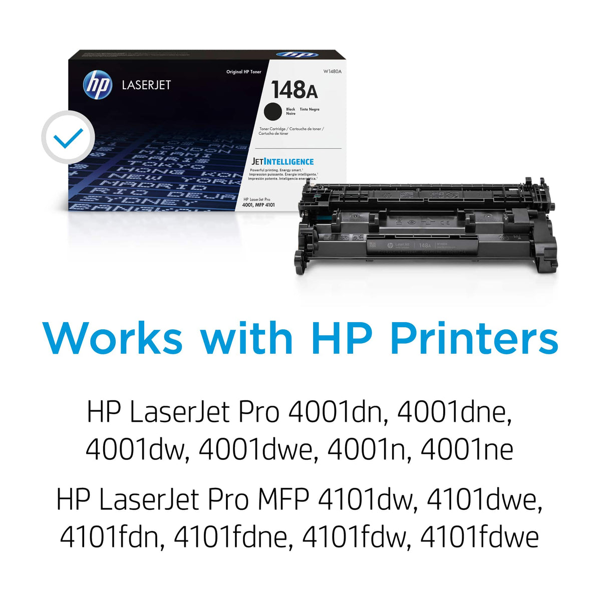 HP - 148A Standard Capacity Toner Cartridge - Black