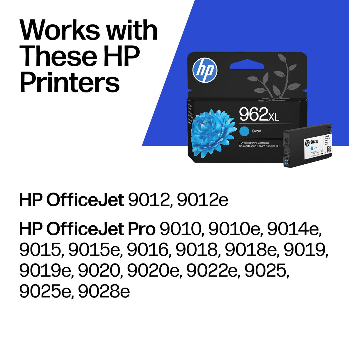 HP - 962XL High-Yield Ink Cartridge - Cyan