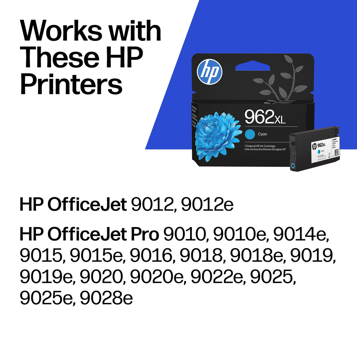 HP - 962XL High-Yield Ink Cartridge - Cyan