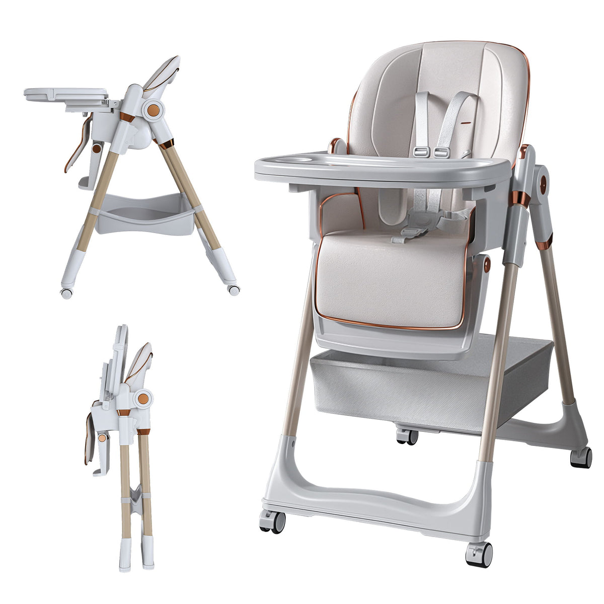 Silla alta ajustable para bebé
