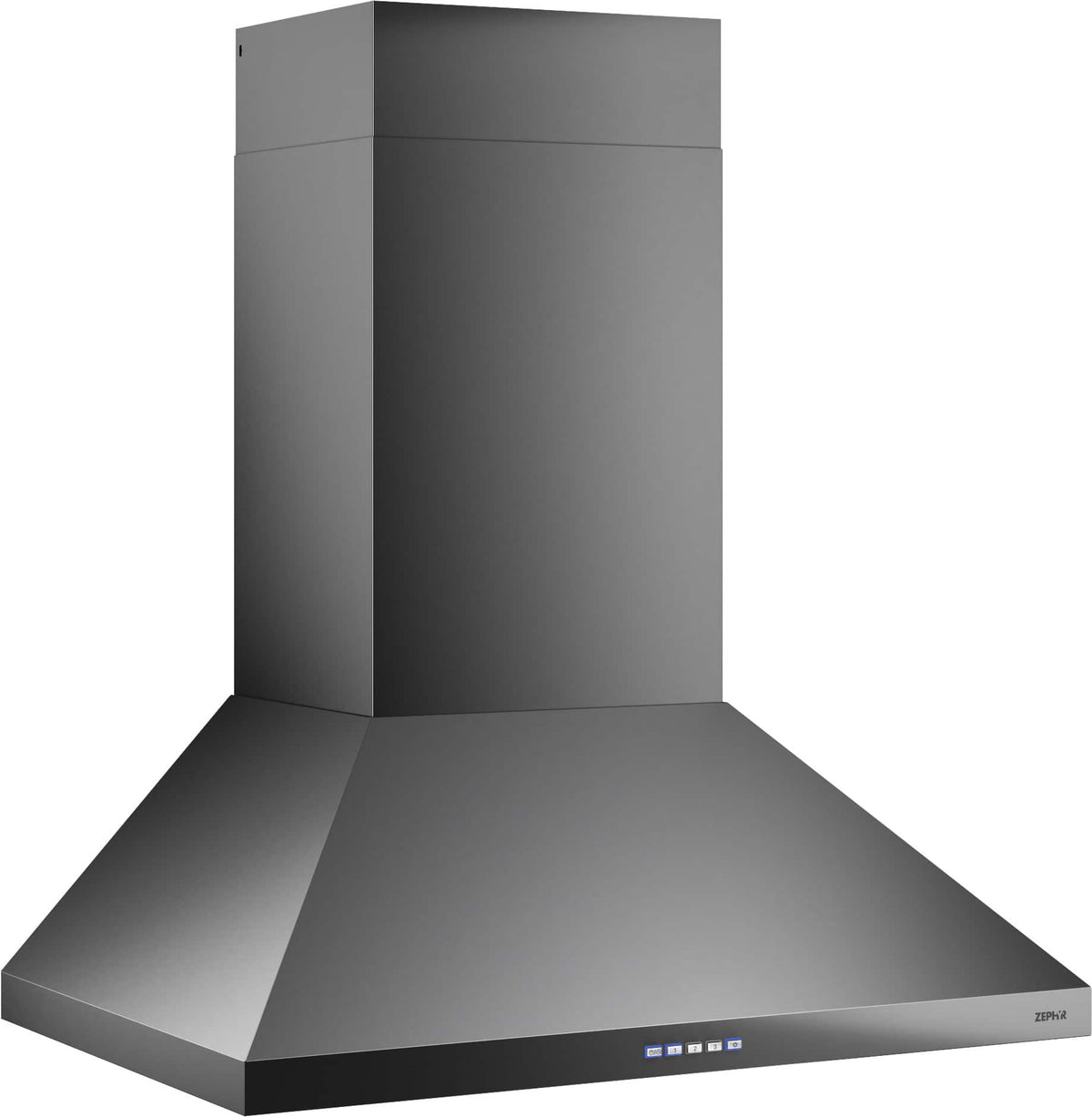 Zephyr - 36 inches - Convertible - Wall Range Hood - Black Stainless Steel
