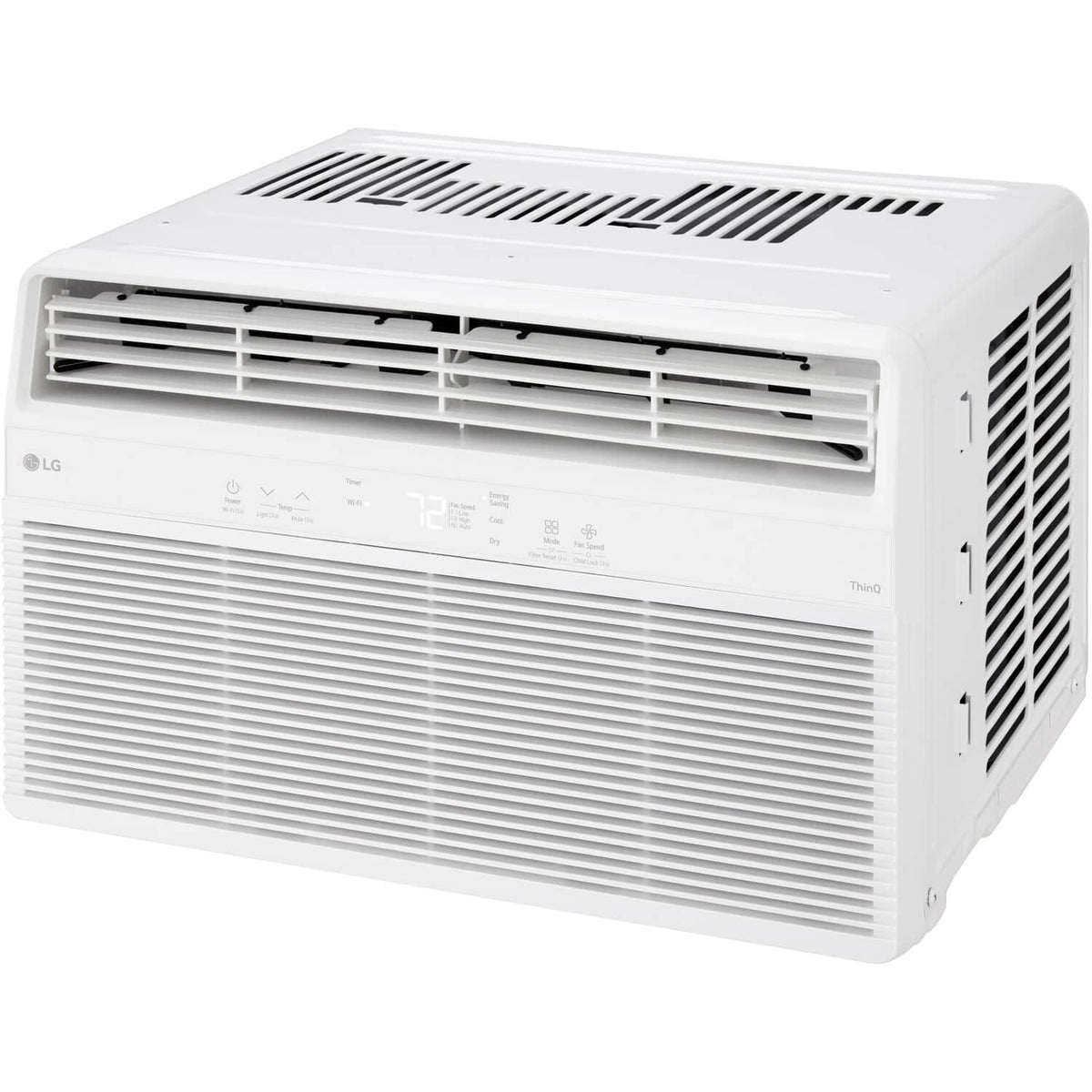 LG - 350 Sq. Ft. 8,000 BTU Smart Window Air Conditioner - White