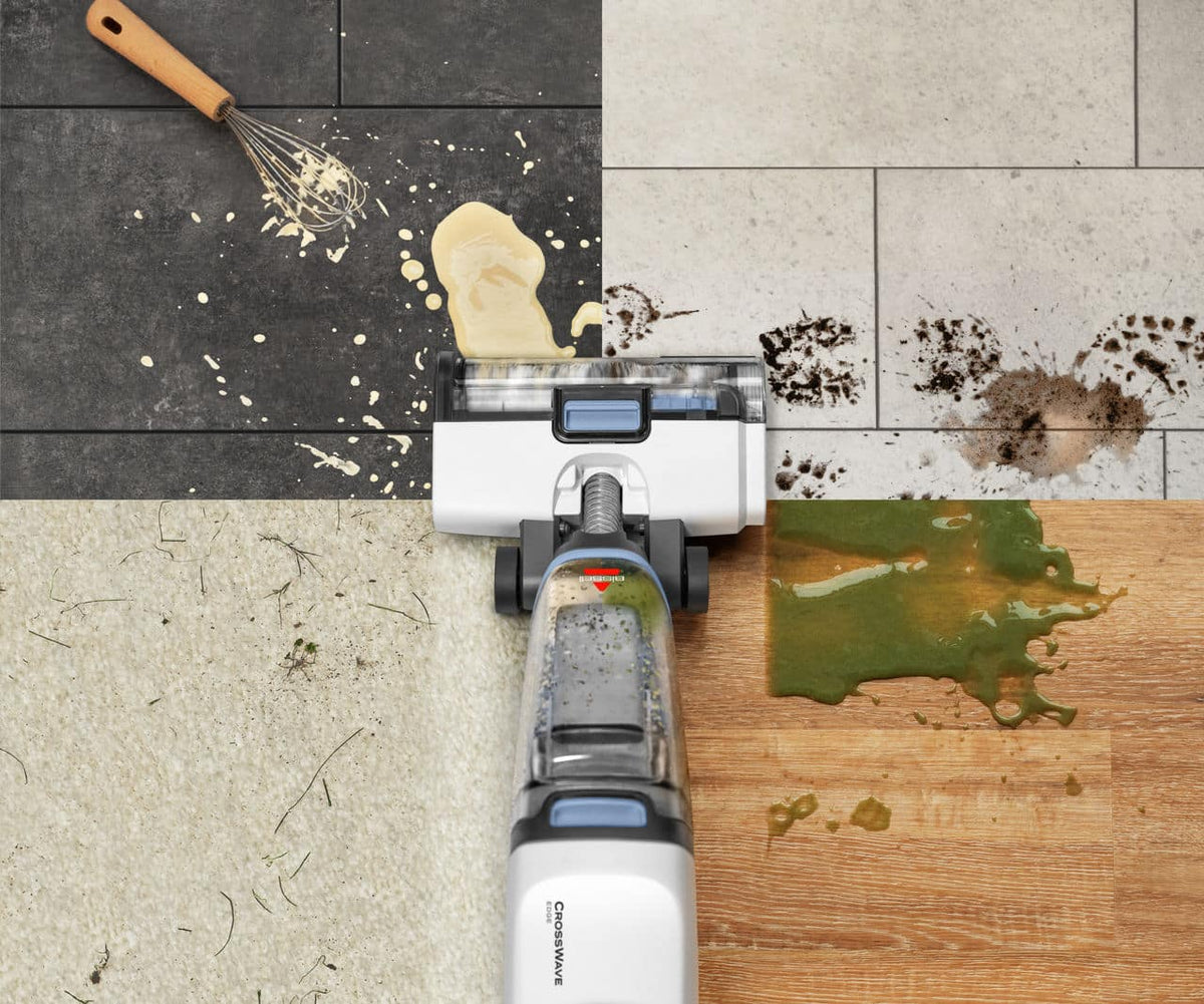 BISSELL - CrossWave Edge All-in-One Multi-Surface Cleaner - White