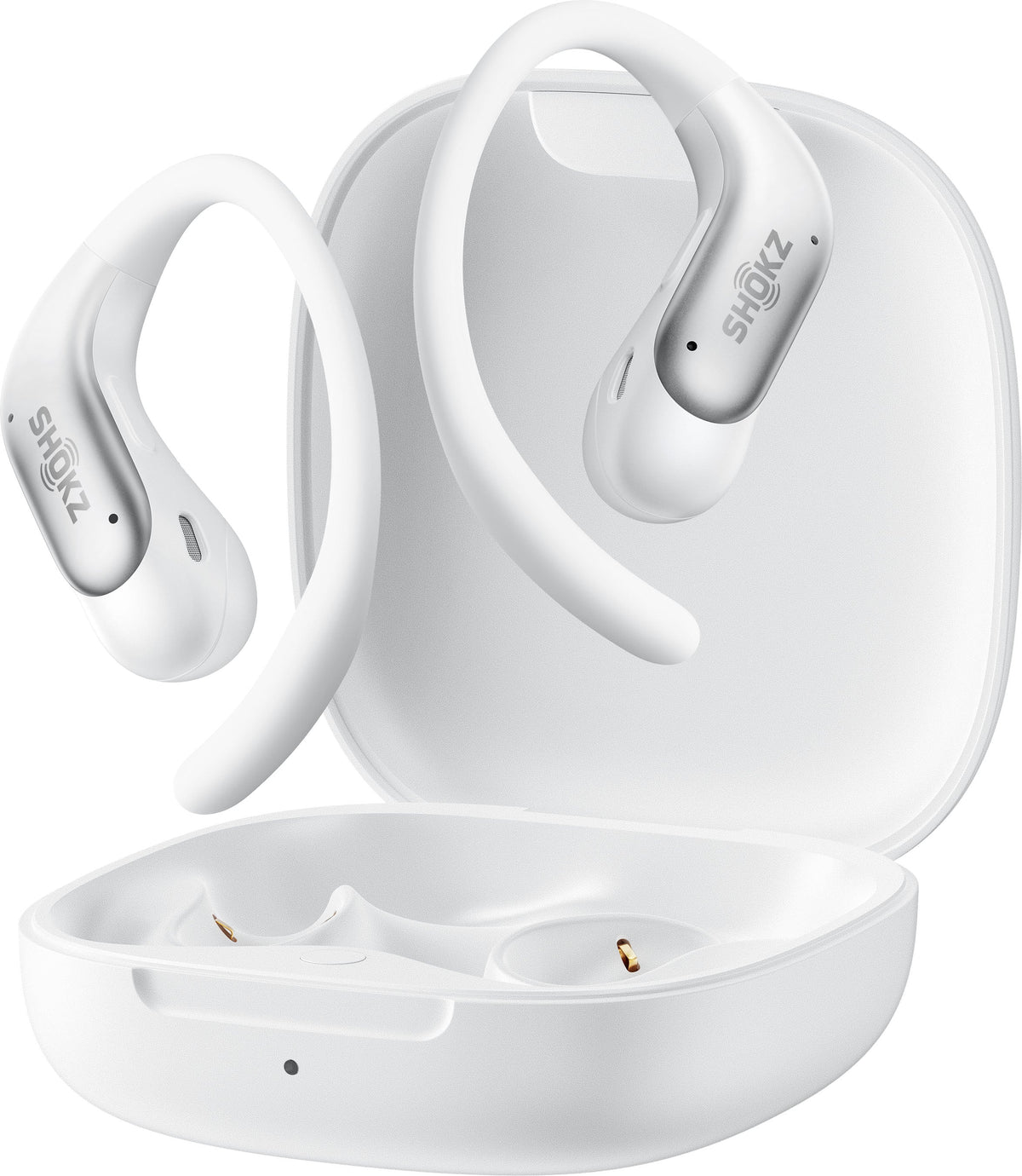 Shokz - OpenFit Air 2 Open-Ear True Wireless Bluetooth Earbuds - White