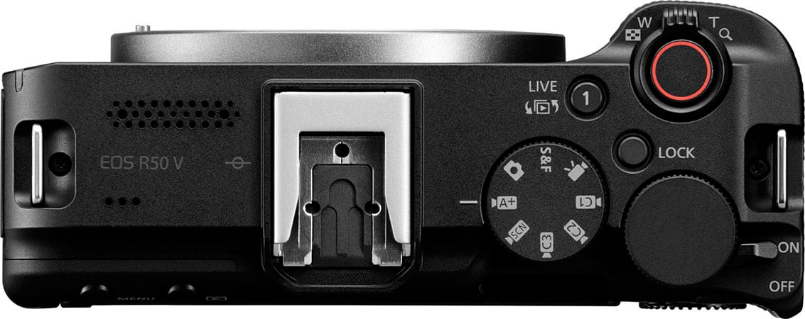 Canon - EOS R50 V 4K Video Mirrorless Camera with RF-S14-30mm F4-6.3 IS STM PZ Lens - Black