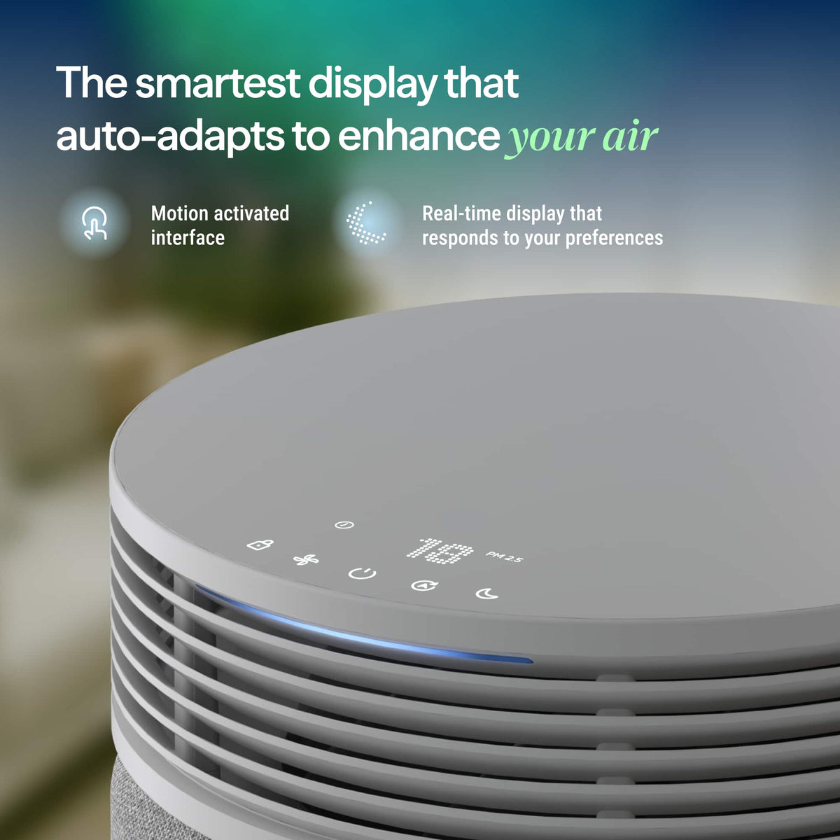 Blueair - Blue Signature Smart Air Purifier for Large Rooms up to 3385 ft² - Nordic Fog
