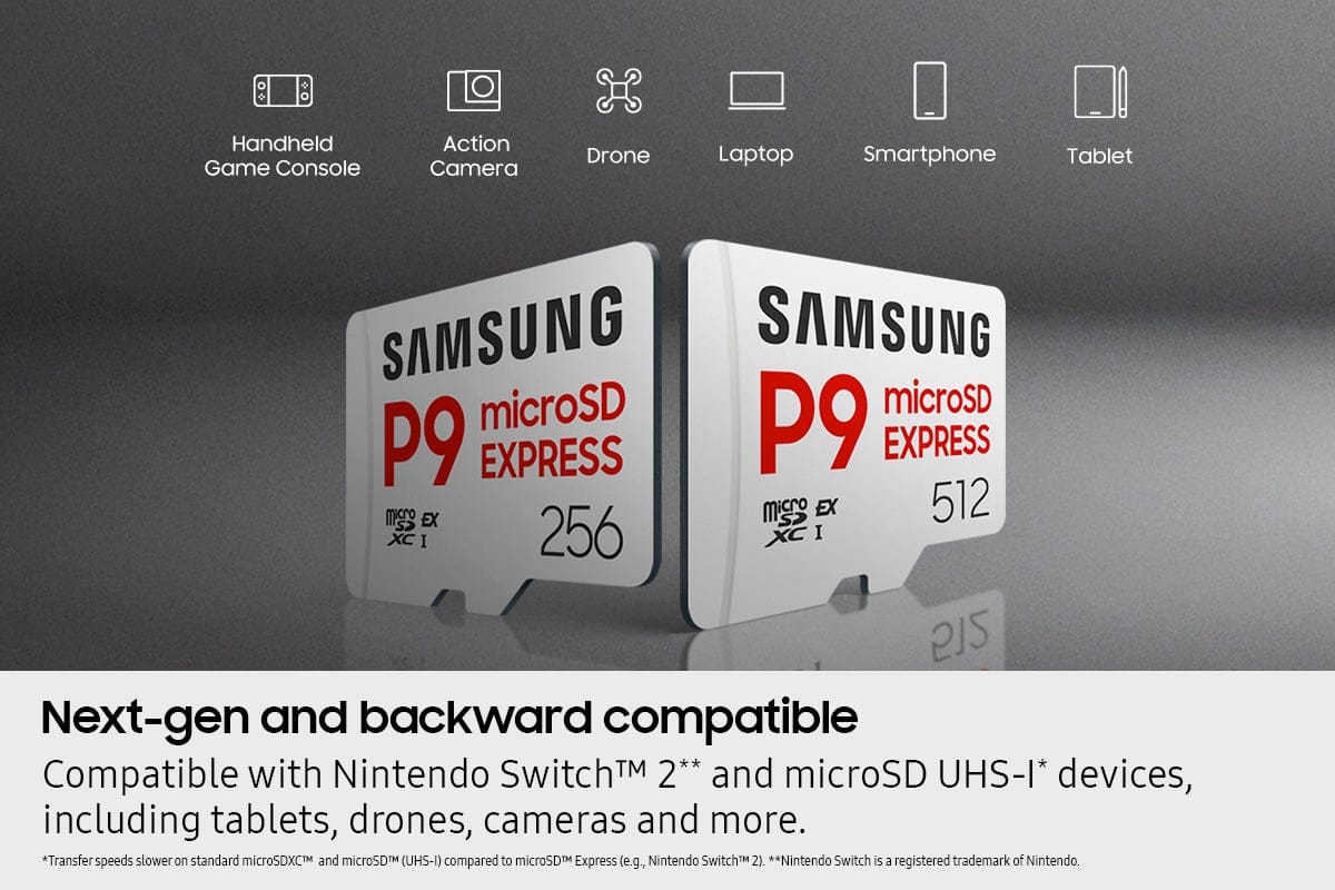 Samsung - P9 Express 512GB microSDXC Memory Card