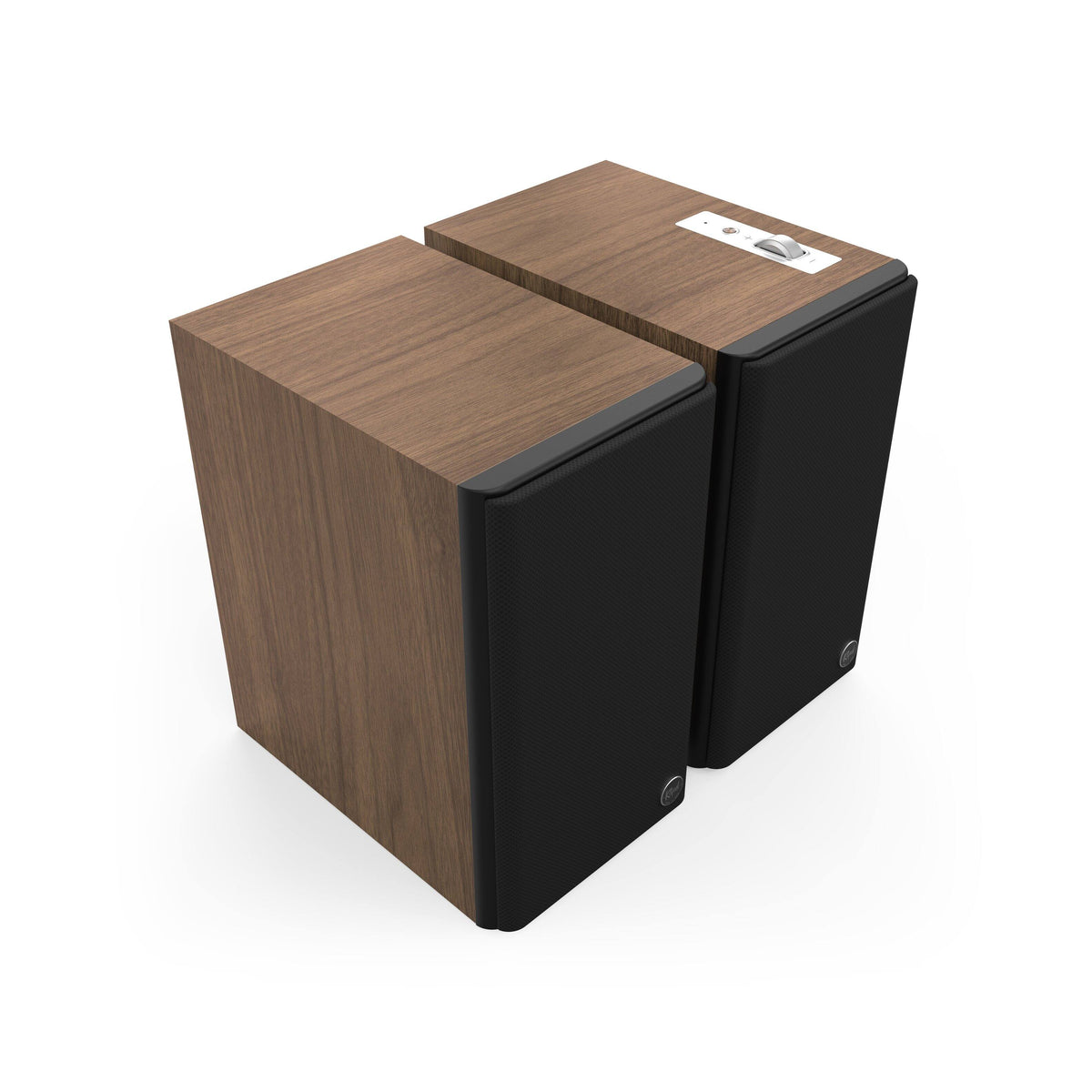 Klipsch - The Fives II Powered Bookshelf Speakers (Pair) - Walnut