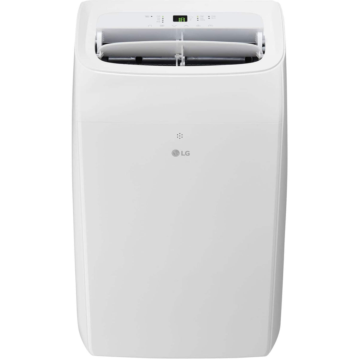 LG - 450 Sq. Ft. 10,200 BTU DOE Smart Portable Air Conditioner with Supplemental Heater - White