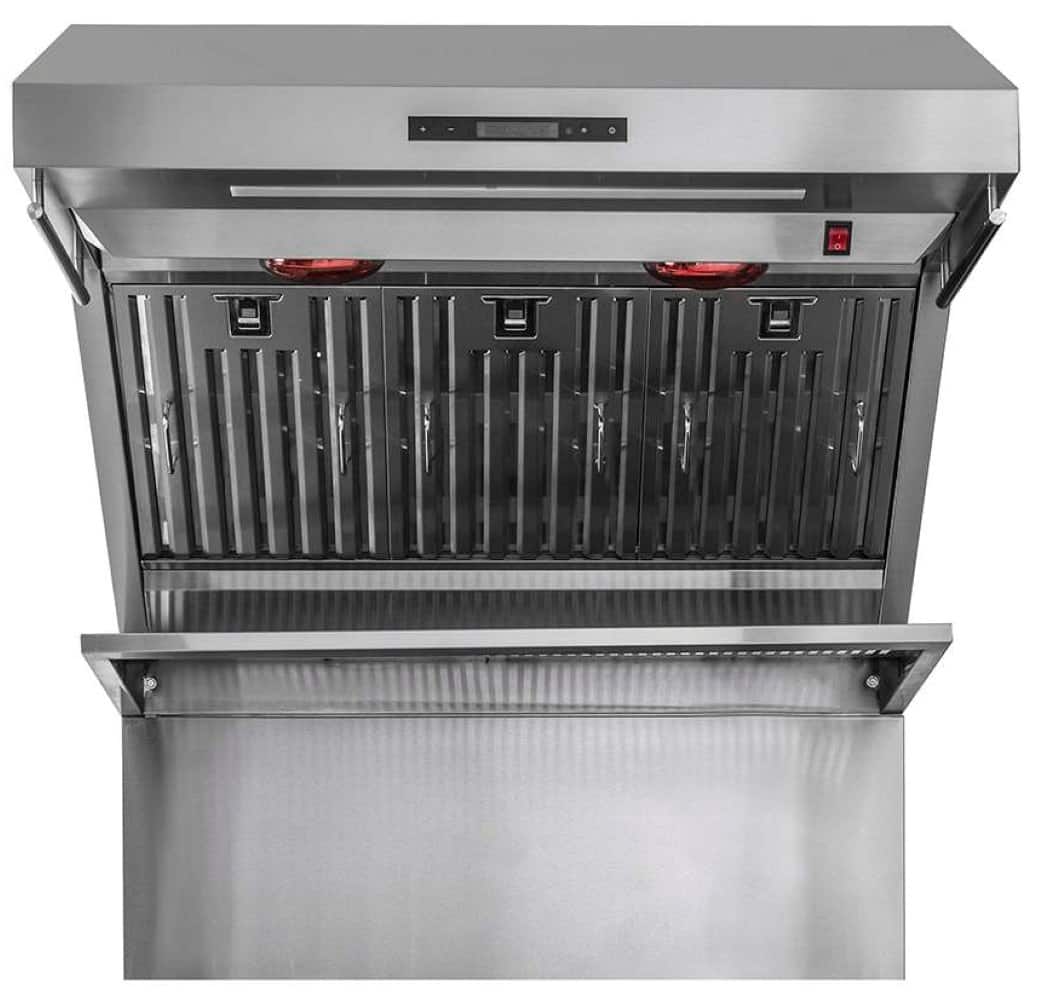 Forno Appliances - 36 inches - Externally Vented - Wall Range Hood - Silver