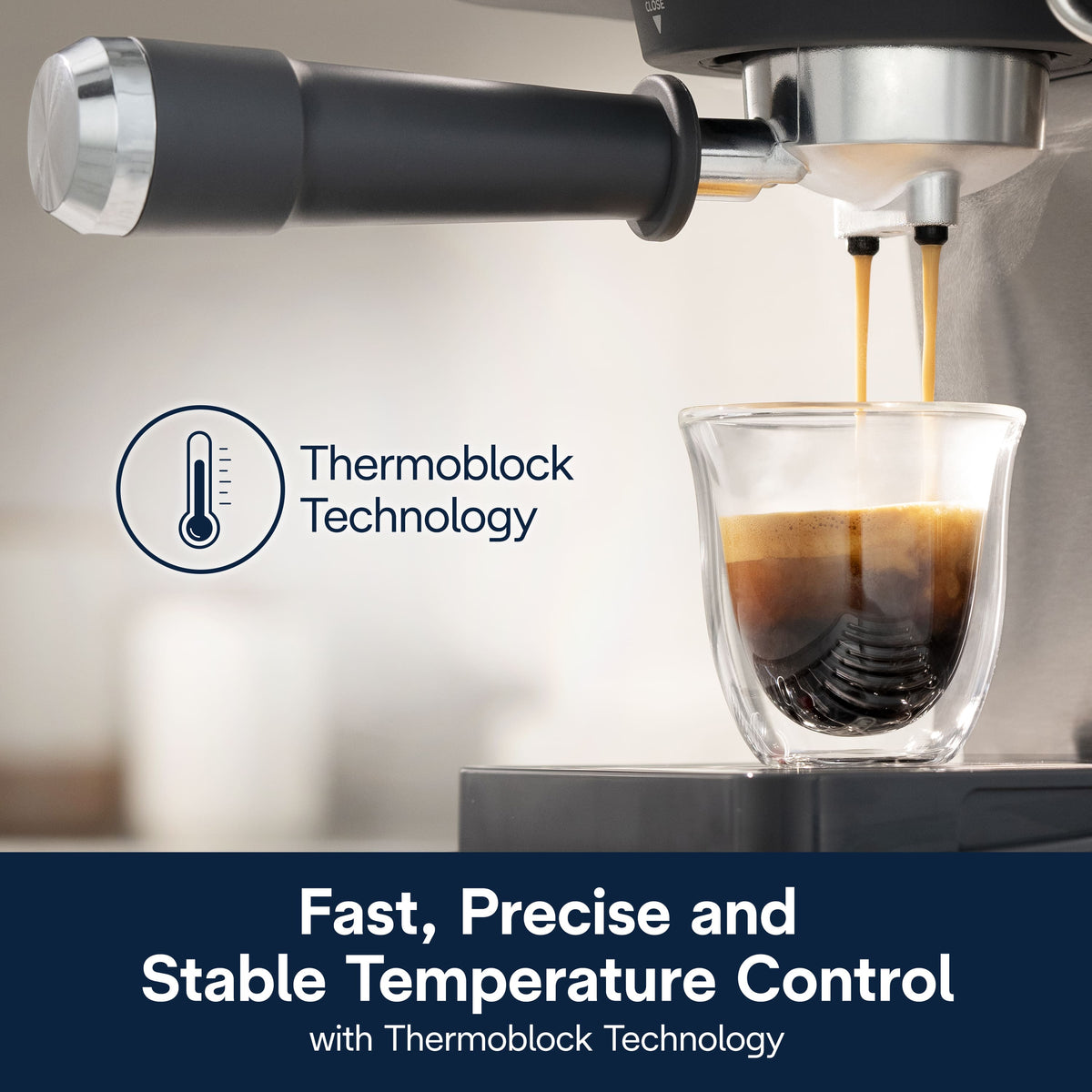 De'Longhi - Classic Espresso Machine - Stainless Steel