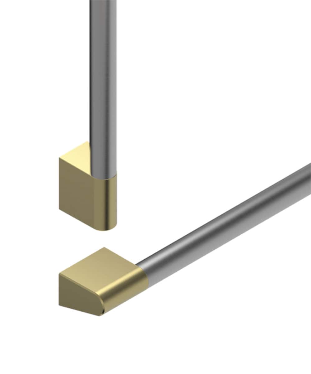 Fisher & Paykel - Pro Round Flush Handle for Integrated Column Refrigerator or Freezer, All widths - Brass