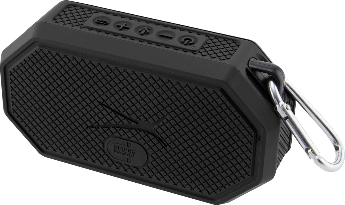 Altec Lansing - Bluetooth HydraMini 2.0 EverythingProof Portable Speaker - Black/Gray
