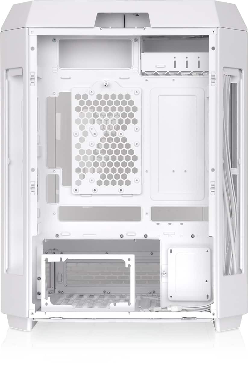 Thermaltake - Tower 600 Mid Tower ATX PC Case - Snow