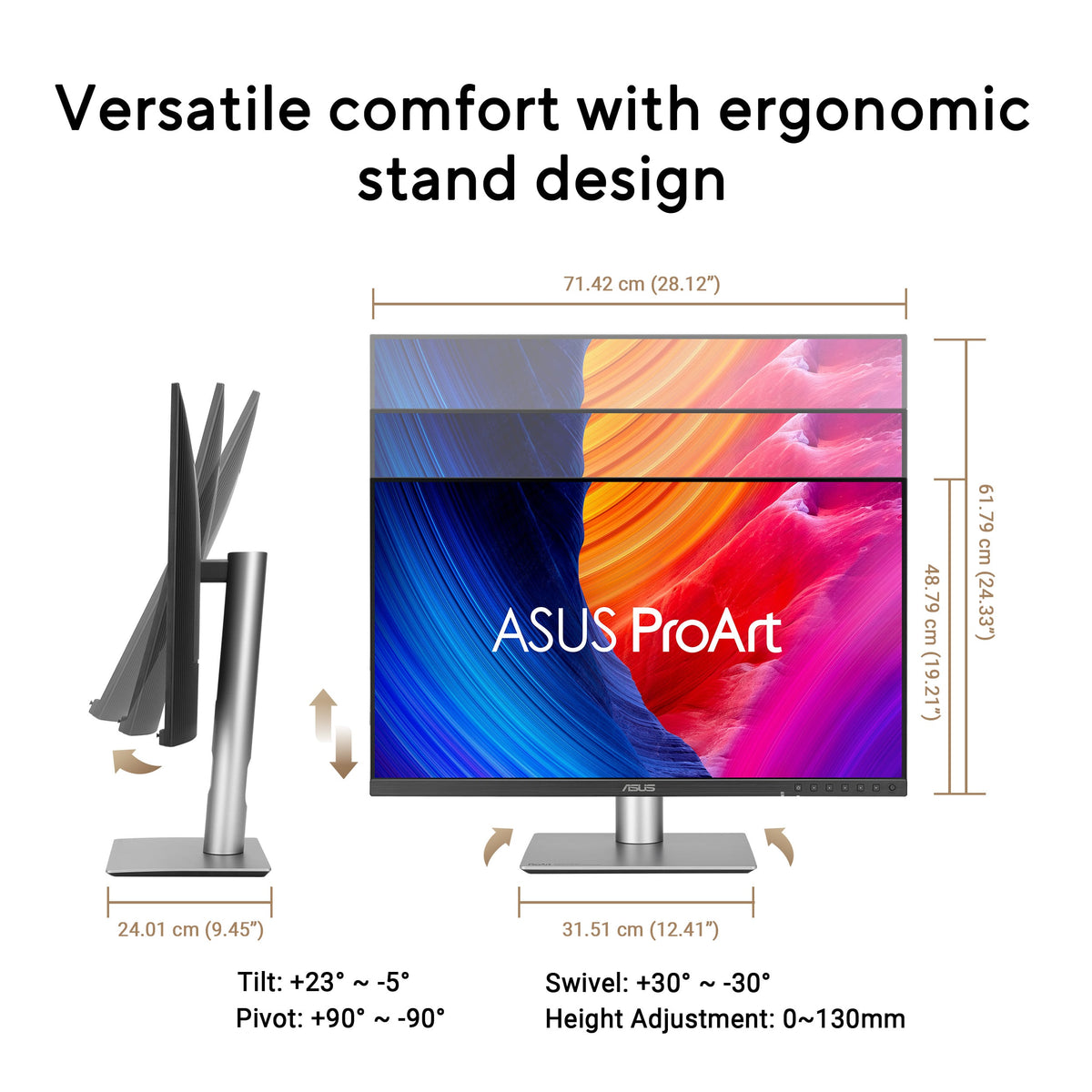 ASUS - ProArt 32" 6K IPS Professional Monitor with HDR 10 (DisplayPort, HDMI) - Black