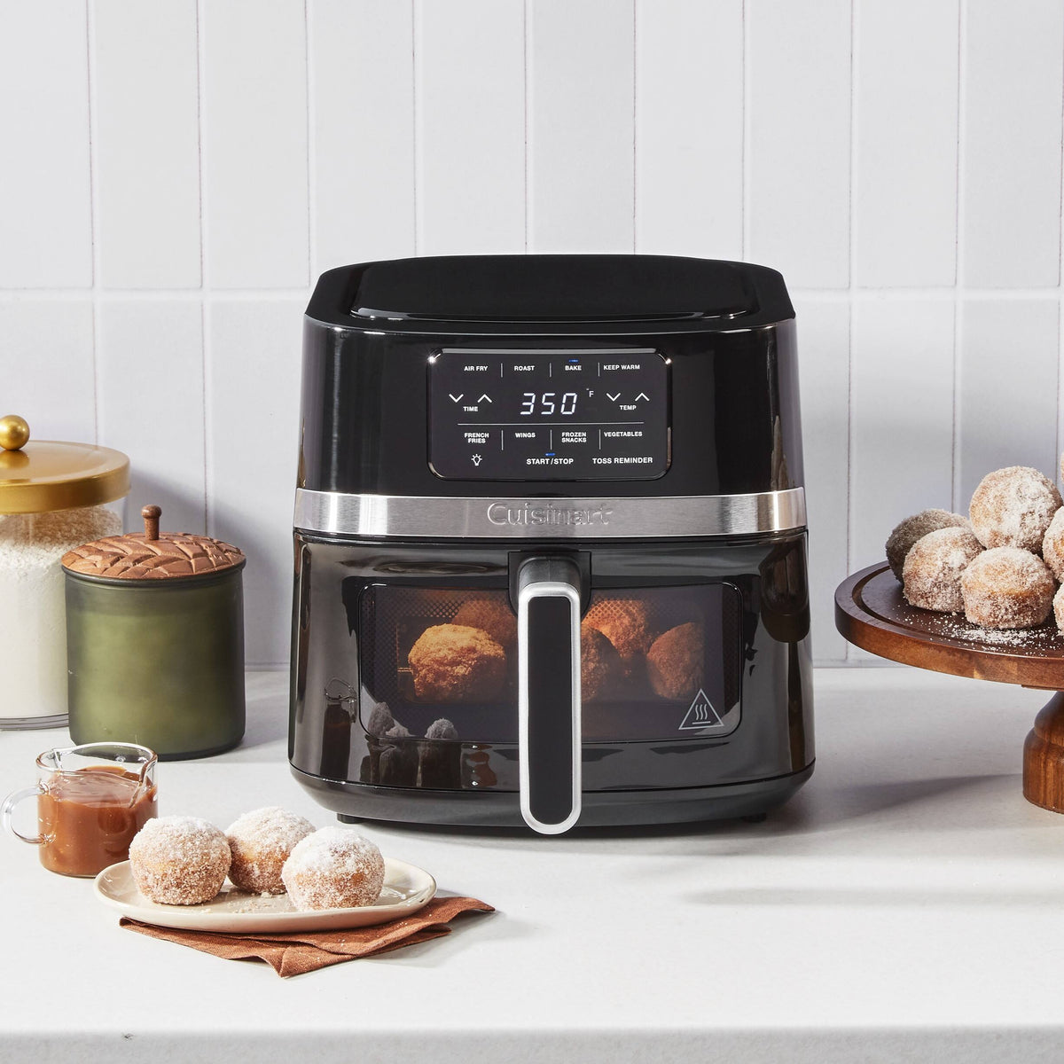 Cuisinart - 4.5 qt Basket Air Fryer - Black Stainless Steel