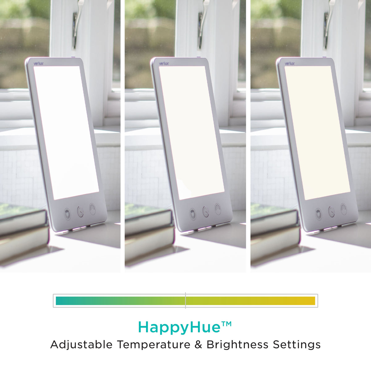 Verilux - HappyLight Luxe LED Light Therapy Lamp, 53 sq. in. Lens Size - Bright White