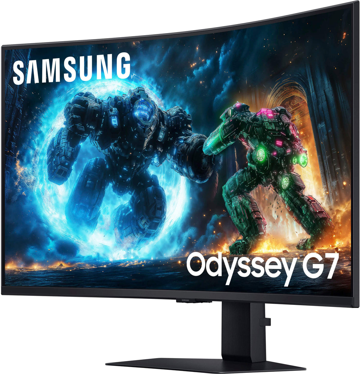 Samsung - 37" Odyssey G75F 4K 165Hz 1ms AMD FreeSync Prem Pro Curved Gaming Monitor with HDR 600 (DisplayPort, HDMI) - Black