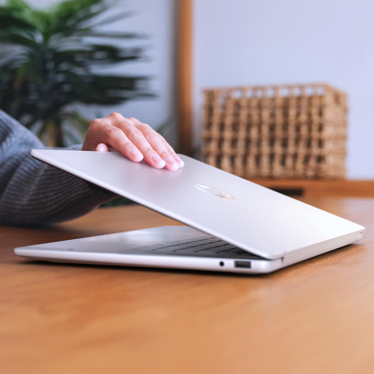HP - OmniBook 3 - 17.3" Full HD Laptop - AMD Ryzen 5 40 (2025) - 8GB Memory - 512GB SSD - Glacier Silver