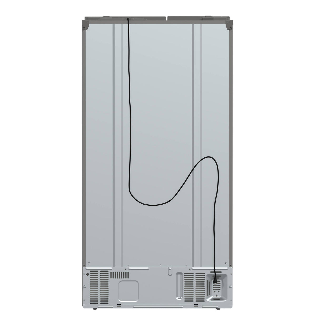 Forno Appliances - 40 in. Wide Salerno 20 Cu. Ft. Side-by-Side Built-In Refrigerator with Water and Ice Dispenser - Stainless Steel