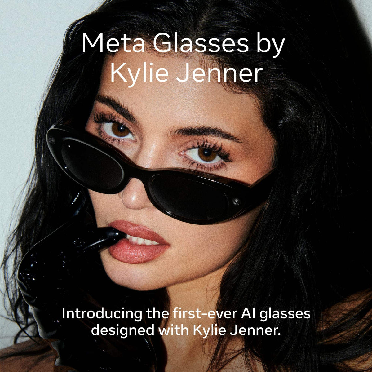 Meta - Starfire Kylie Edition-AI Glasses-Smart Features like 12MP Camera,Live Translate- 8+Hour Battery-Transitions Grey Lenses - Classic Black