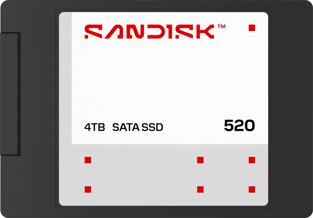 SANDISK - 4TB 520 Internal SATA SSD, 2.5”/7mm, up to 560 MB/s read speeds