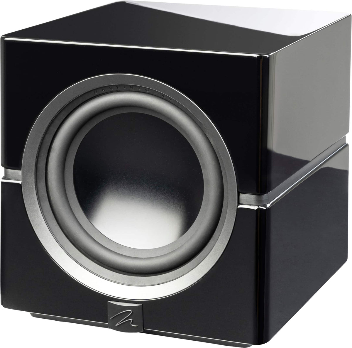 MartinLogan - Dynamo 10, 10” Sealed, Powered Subwoofer, with Magnitude MT-1kW Amplifier, Sub Control App, and Wireless Built-In - Gloss Black