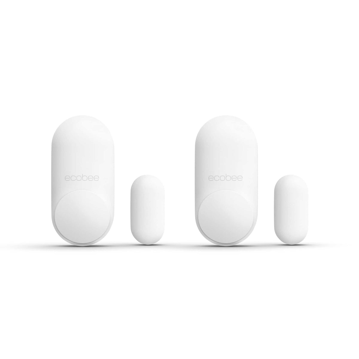 ecobee - Smart Sensor for Doors & Windows 2 Pack - Wifi Contact Sensor for Home Security, Energy Savings - White