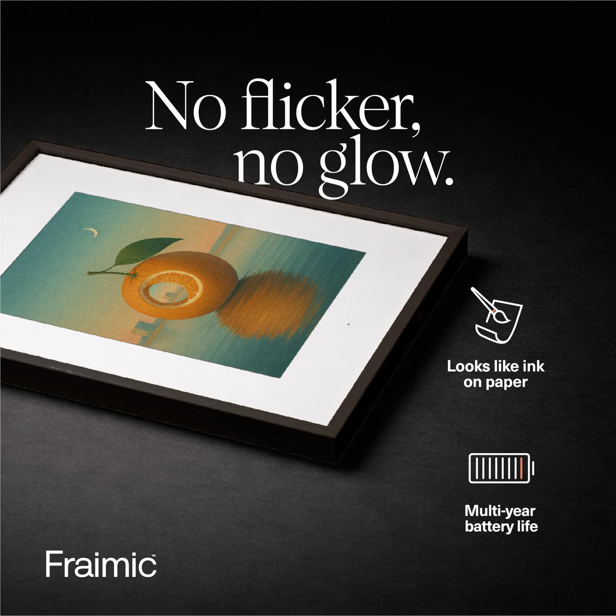 Fraimic - Standard 13.3" Smart AI Digital Canvas Display and Frame