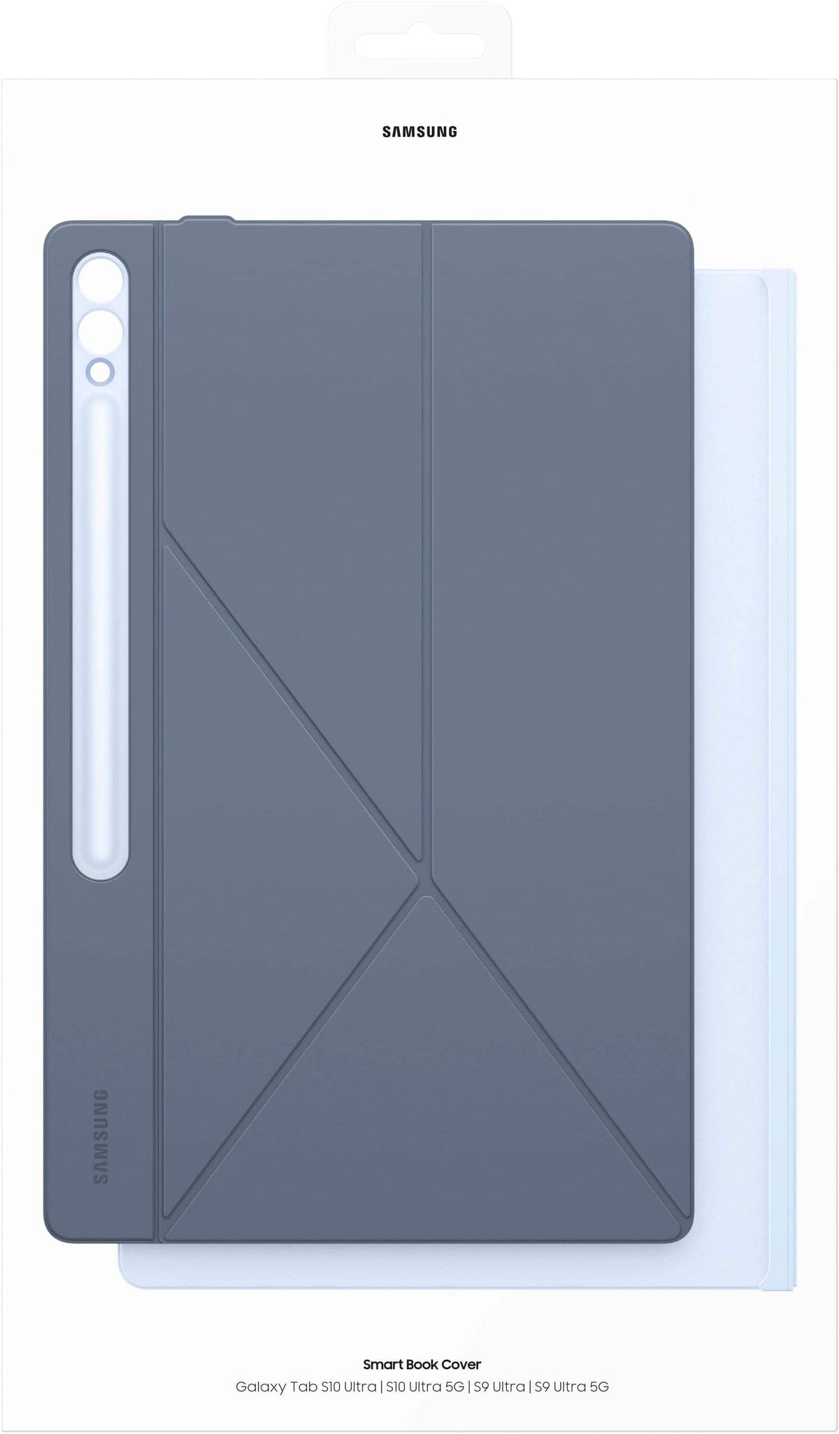 Samsung - Galaxy Tab S10 Ultra/S9 Ultra Smart Book Cover - Blue
