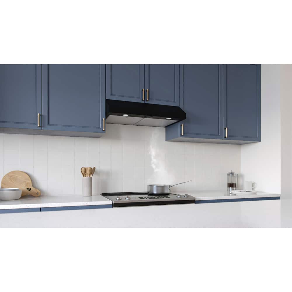 Broan - 42 inches - Convertible - Under cabinet Range Hood - Black
