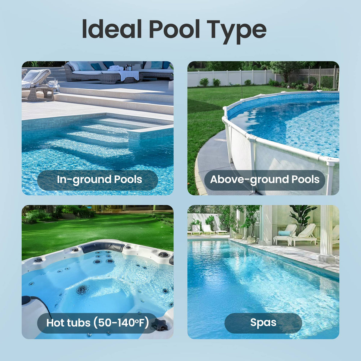 Aiper - Pilot X1 Handheld Pool Vacuum: Anti-Clog System, 1,260 GPH Suction, Dual Filters, Lightweight Design - Gray