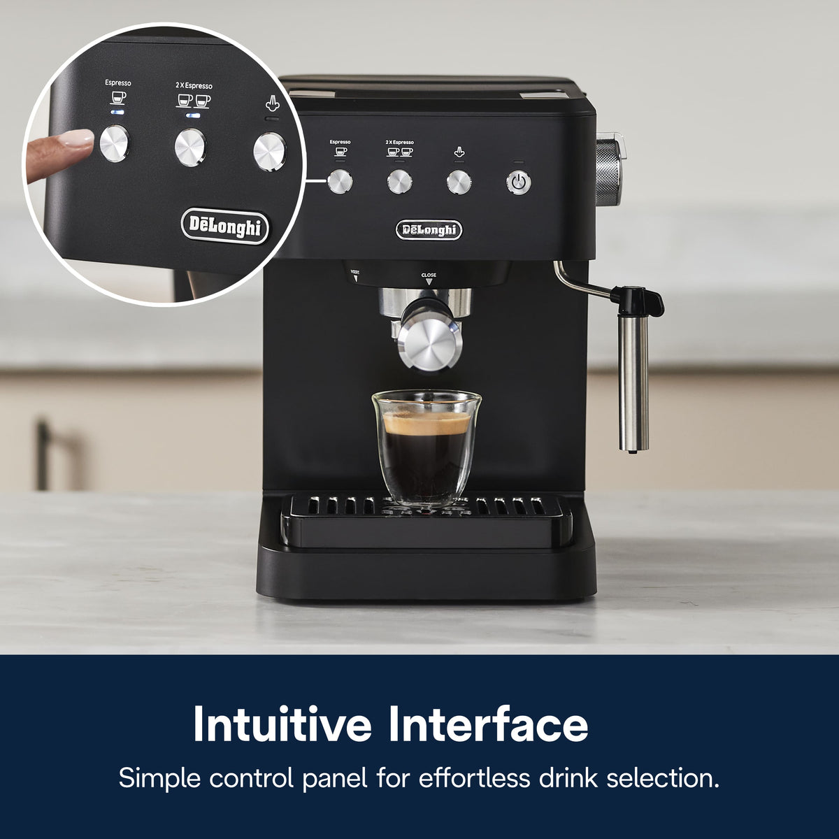 De'Longhi - De’Longhi Classic Espersso Machine - Matte Black