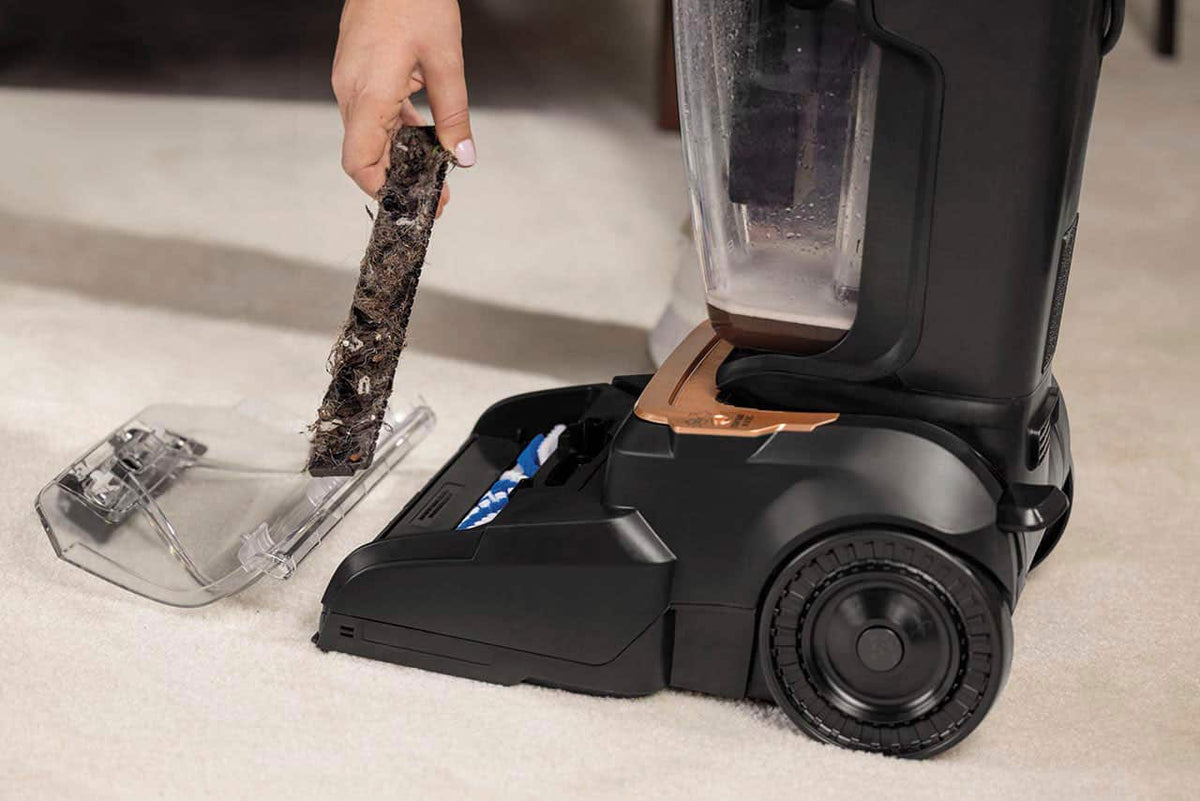 BISSELL - Revolution HydroSteam Upright Vacuum - Black / Copper Harbor