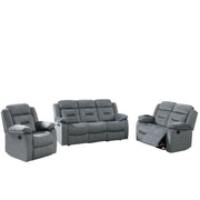 Juego de sala contemporáneo con brazos de almohada y soporte para la cabeza