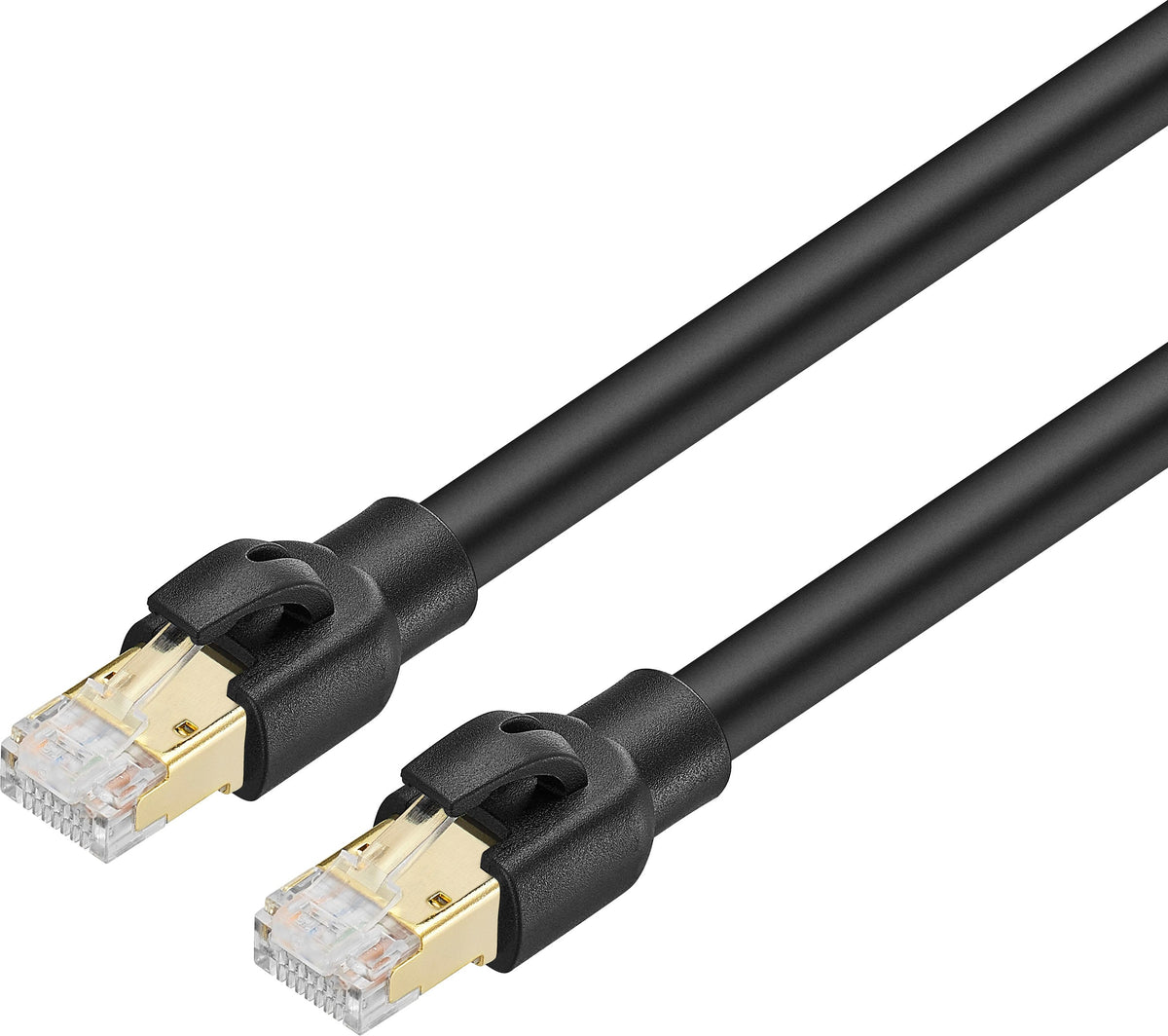Insignia™ - 6 ft. Cat-8 Ultra High-Speed Ethernet Cable - Black
