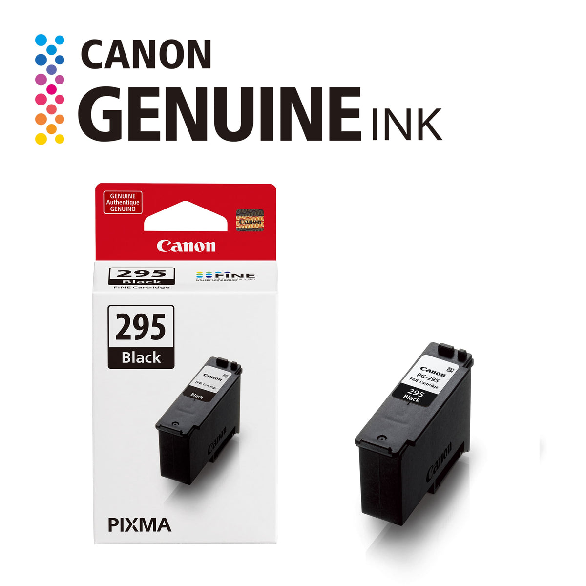 Canon - PG-295 AMR Standard Yield Ink Cartridge - Black