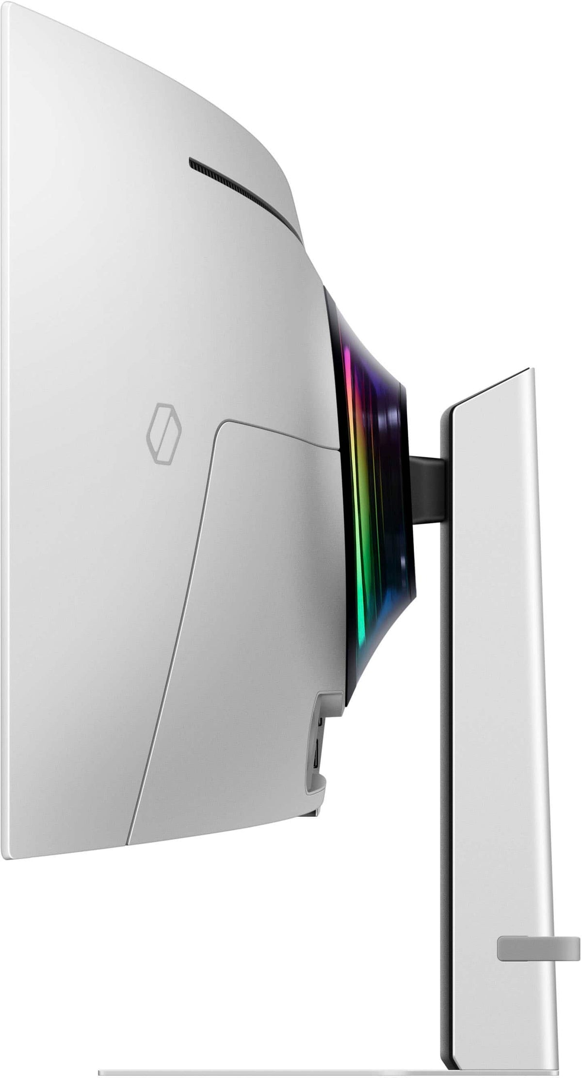 Samsung - 49" Odyssey OLED G9 (G93SD) Dual-QHD 240Hz 0.03ms G-Sync Compatible Curved Glare Free Gaming Monitor - Silver