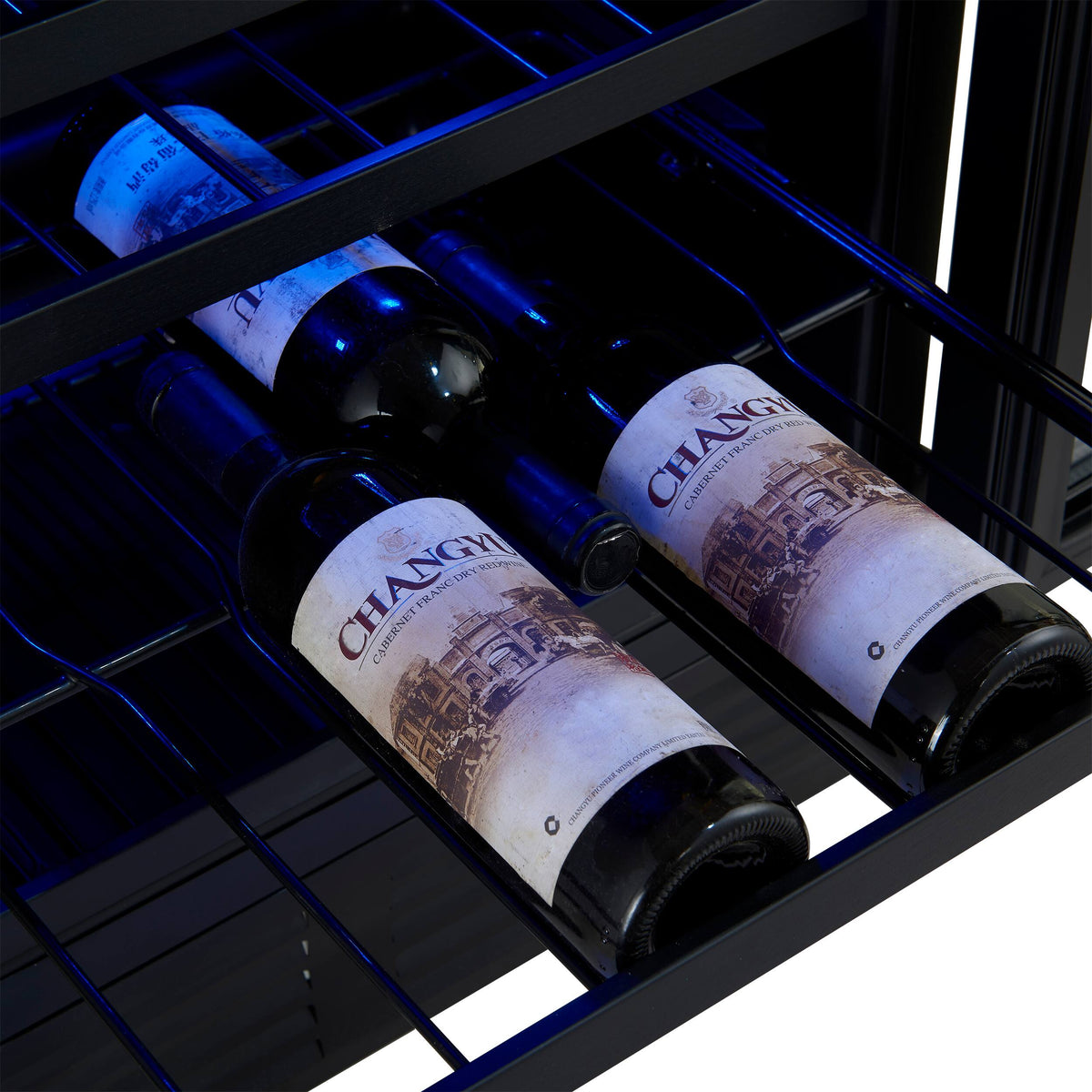 Forno Appliances - Bacchino 51-Bottle Convertible Dual Zone Wine Cooler - Stainless Steel