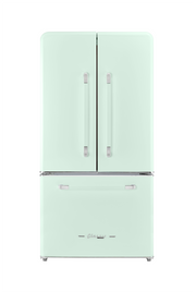 Unique Appliances - 36 in. Wide Classic Retro 36-inch 21 cu.ft. Counter Depth French Door Refrigerator - Summer Mint Green