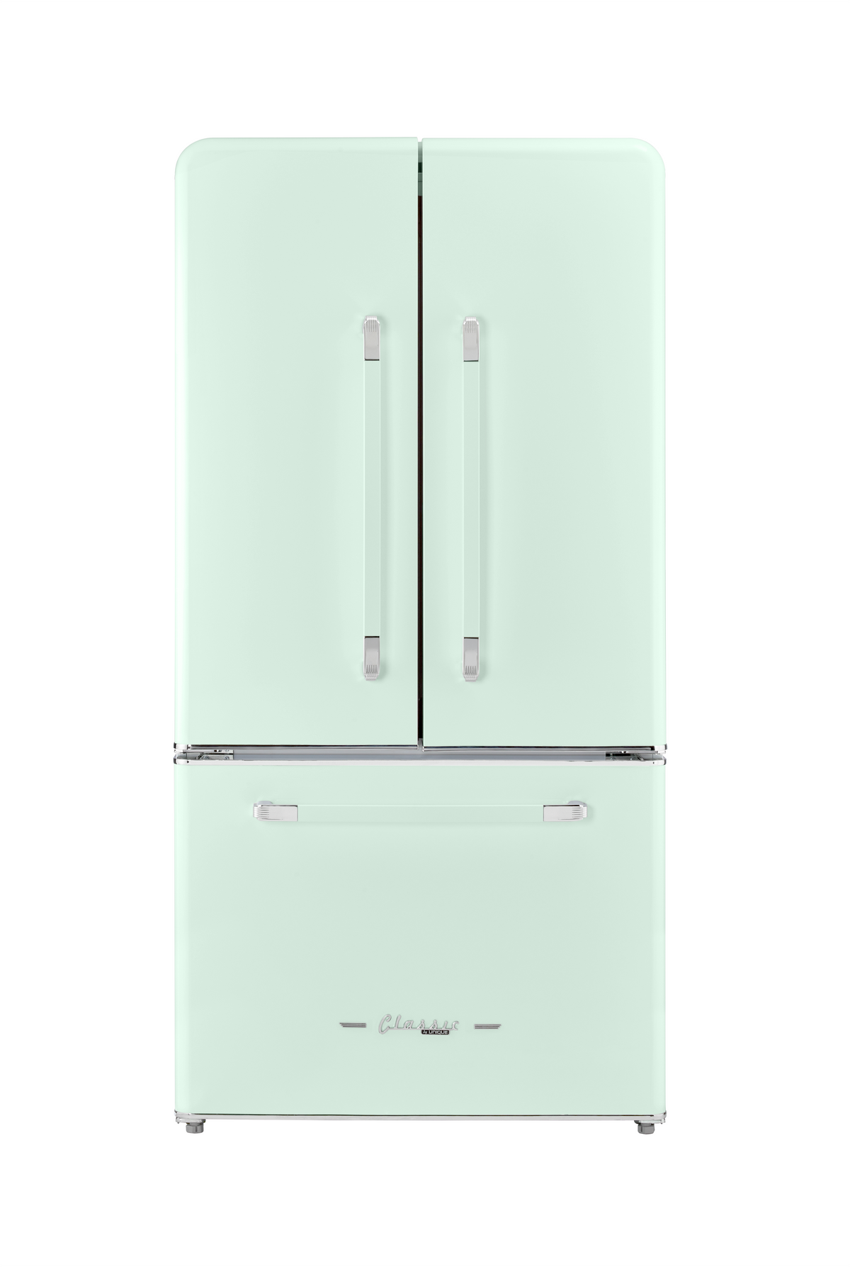Unique Appliances - 36 in. Wide Classic Retro 36-inch 21 cu.ft. Counter Depth French Door Refrigerator - Summer Mint Green