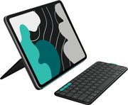 Logitech - Flip Folio Keyboard Case for iPad Pro 13-inch - Latest Model (M4 & M5), iPad Air 13-inch (M2, M3 & M4) - Graphite