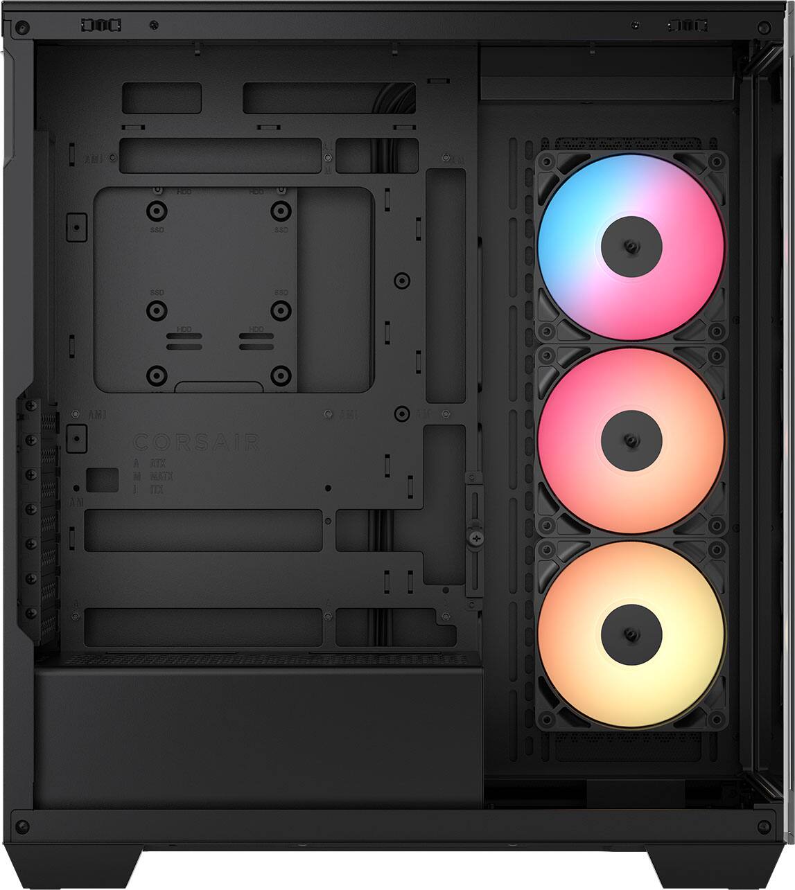 CORSAIR - 3500X RS-R ARGB ATX Mid-Tower PC Case - Black