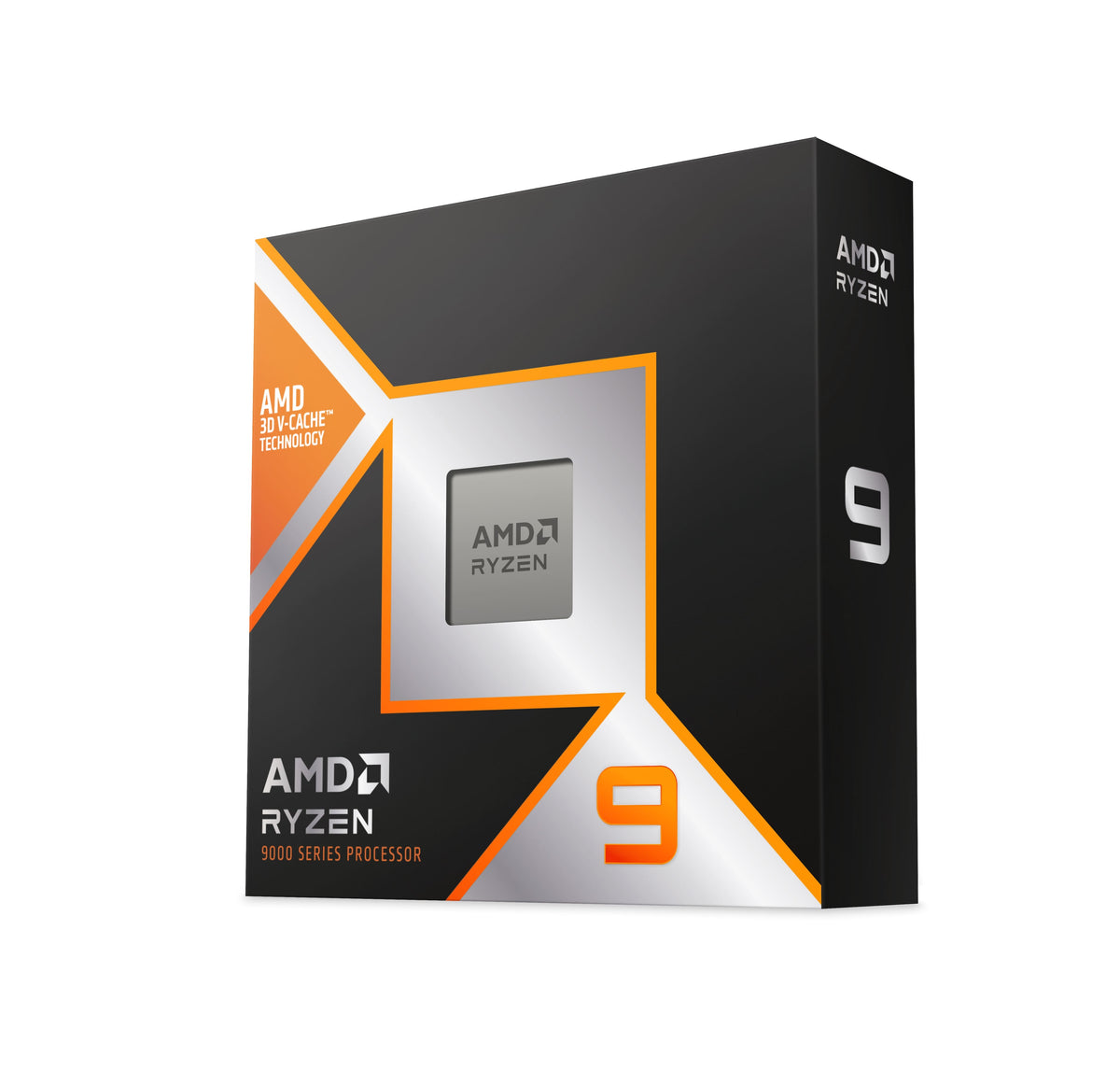 AMD - Ryzen 9 9950X3D 16-Core - 32-Thread 4.3 GHz (5.7 GHz Max Boost) Socket AM5 PCI Express 5.0 Unlocked Desktop Processor - Black