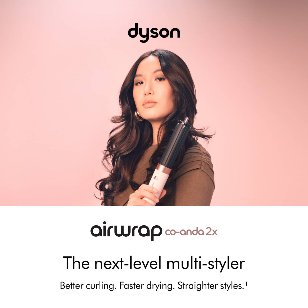 Dyson - Airwrap Coanda 2x Multi-Styler and Dryer For Straight+Wavy Hair - Ceramic Pink/Rose Gold