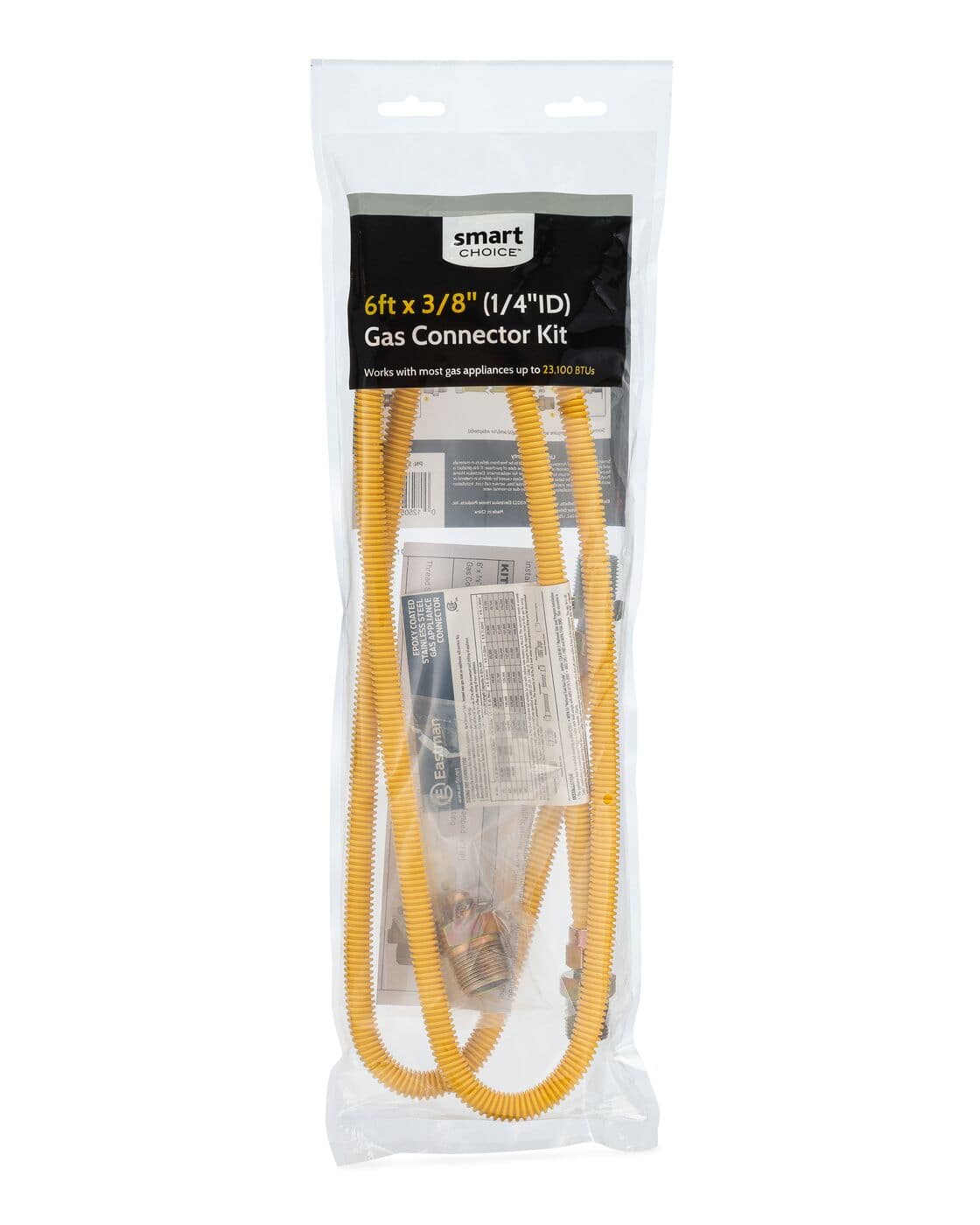 Smart Choice - 6' X 3/8" Gas Connector Kit